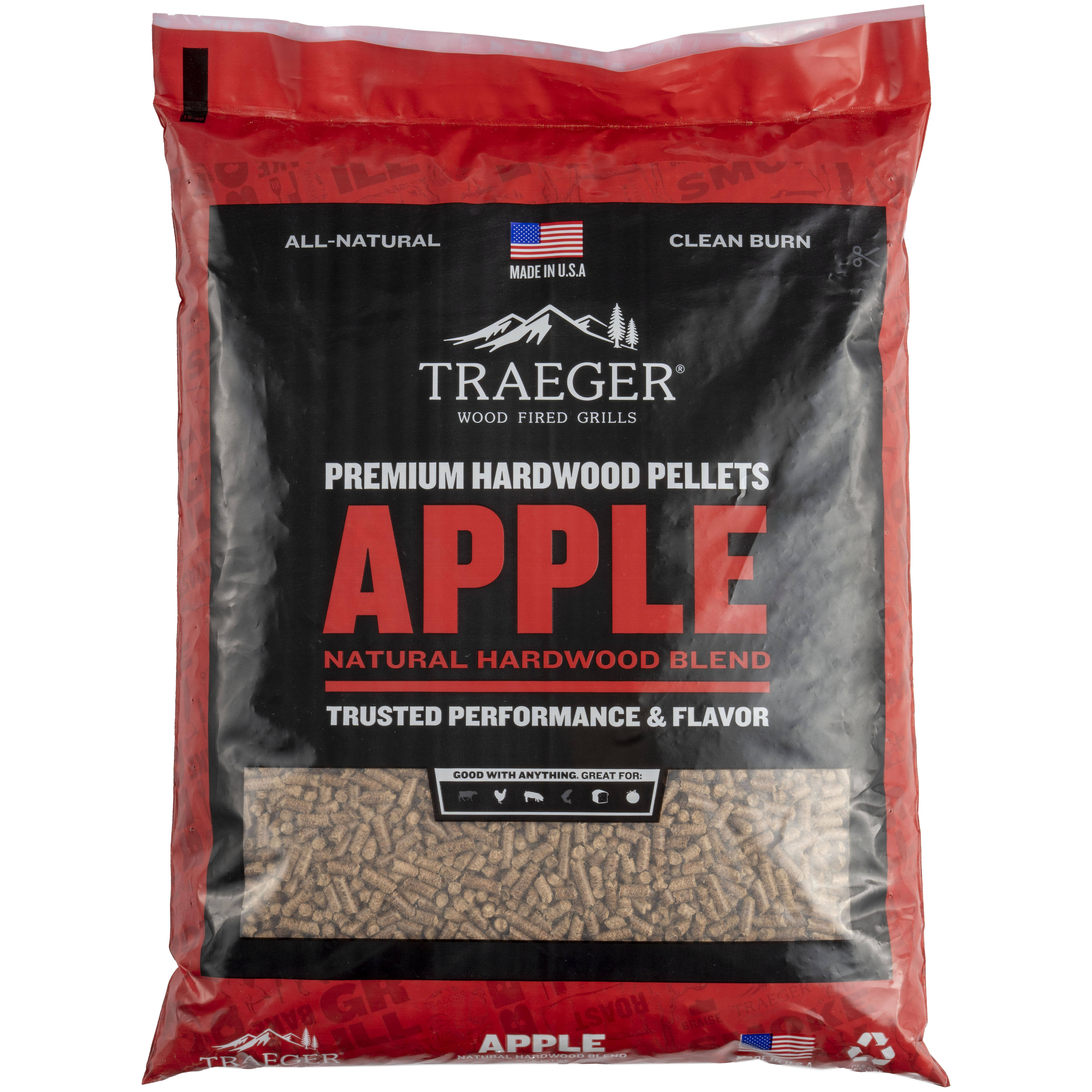 Traeger Apple Wood Pellets - 20lb