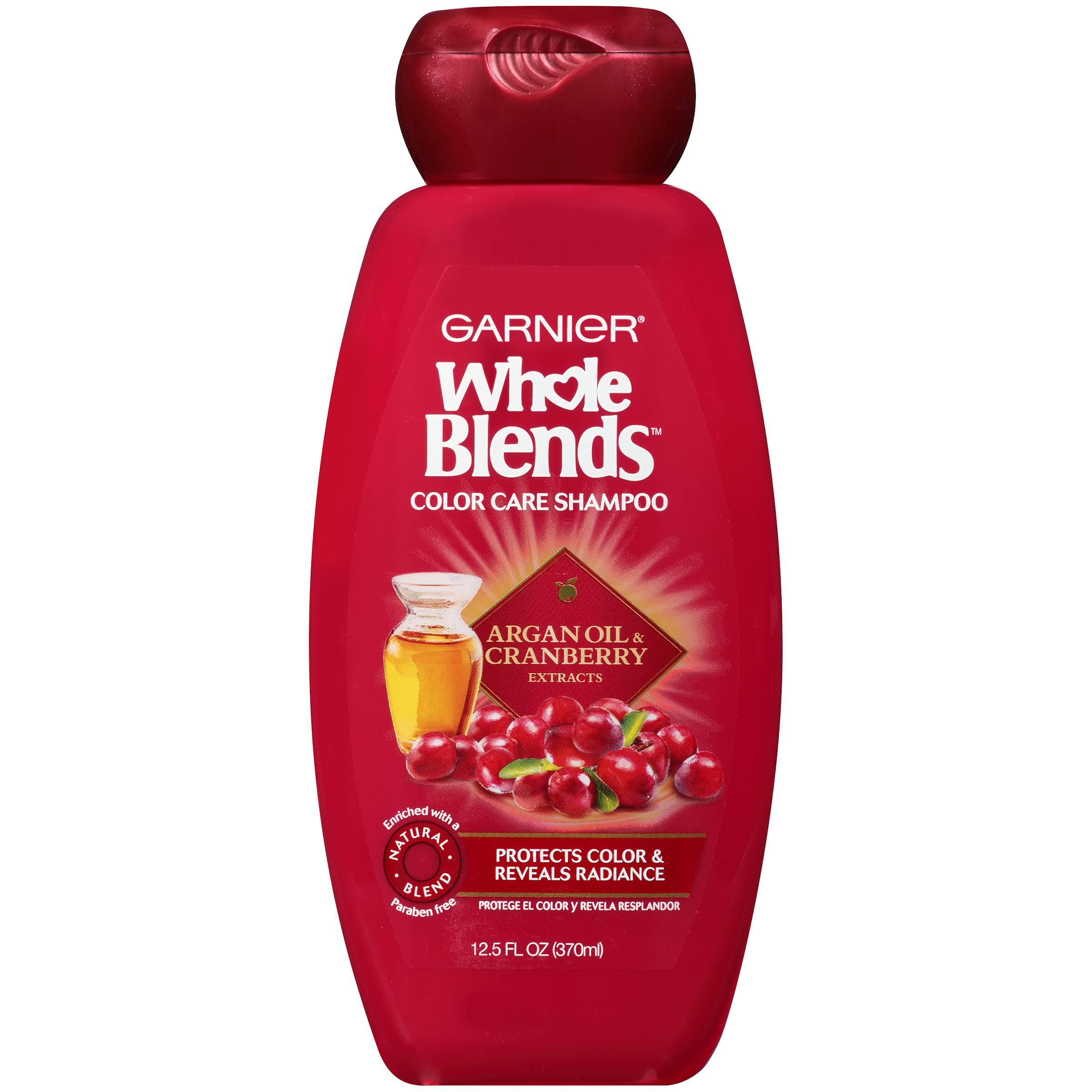 Garnier Whole Blends Color Care Shampoo - Argan Oil and Cranberry Extracts