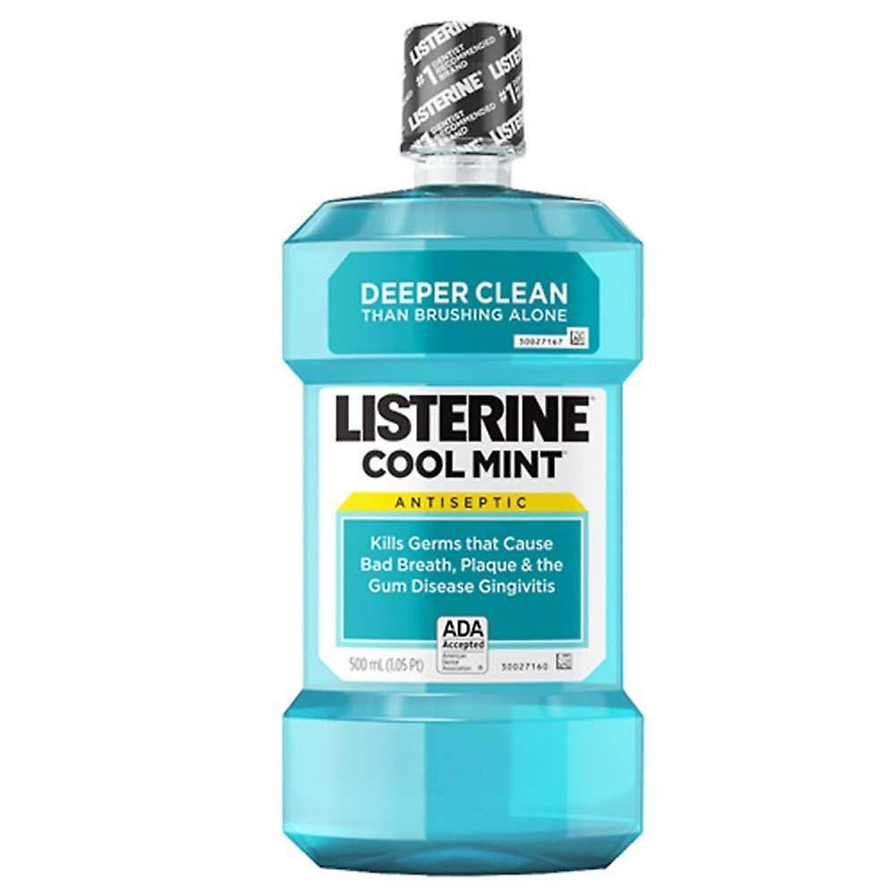 Listerine Antiseptic Mouthwash - Cool Mint, 500ml