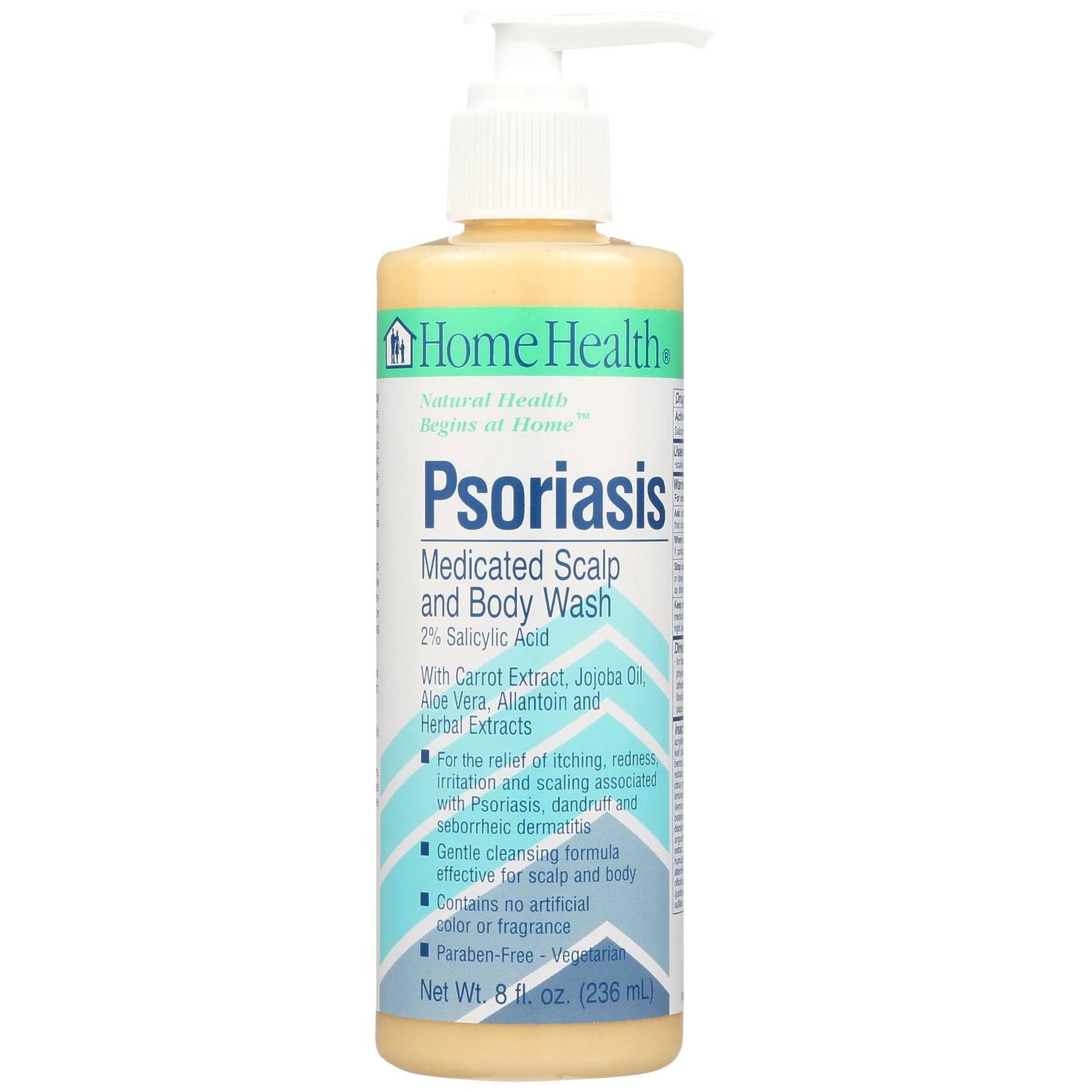 Home Health Psoriasis Medicated Scalp and Body Wash 8 fl.oz