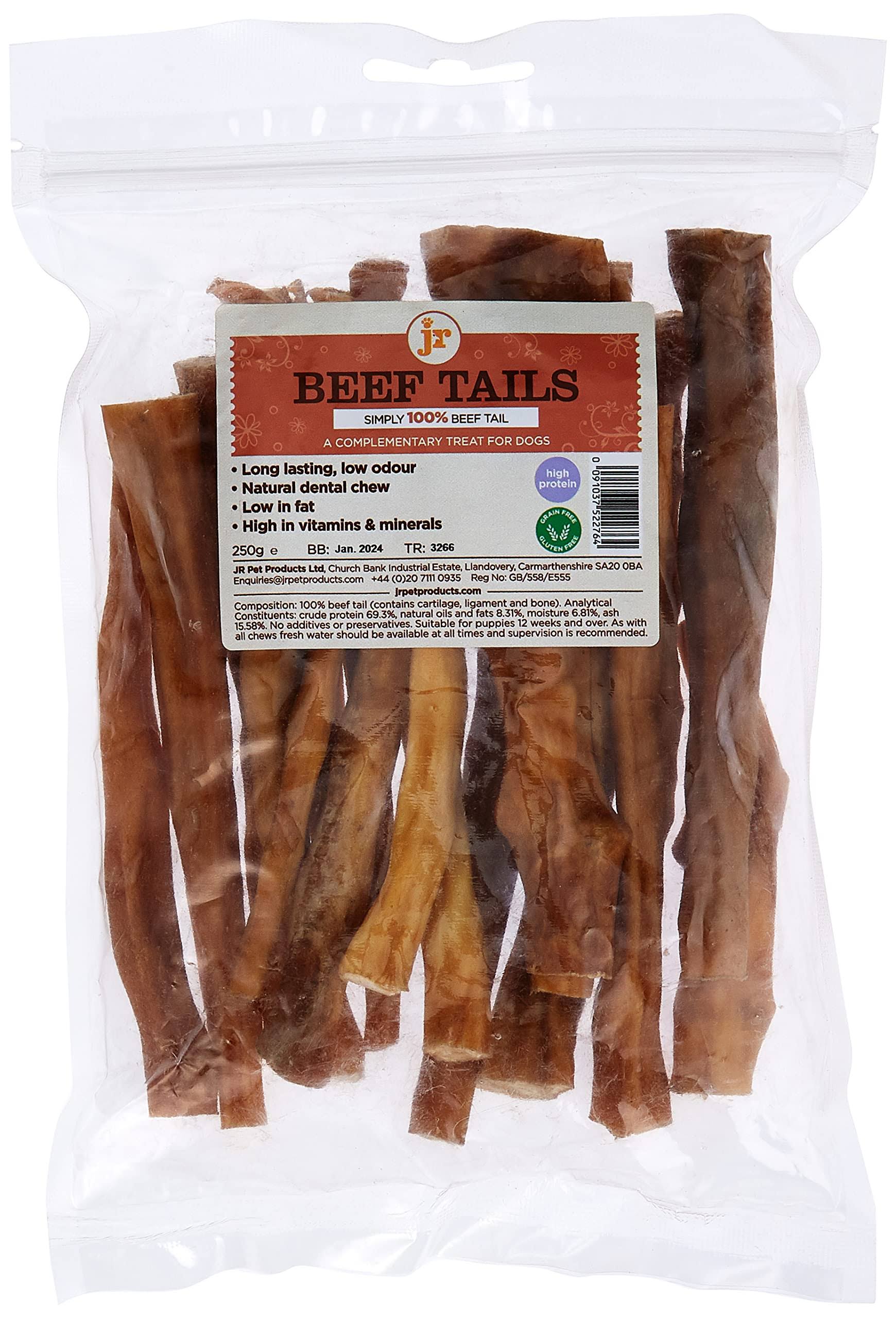 Jr Pet Products Premium Beef Tails for Dogs from UK