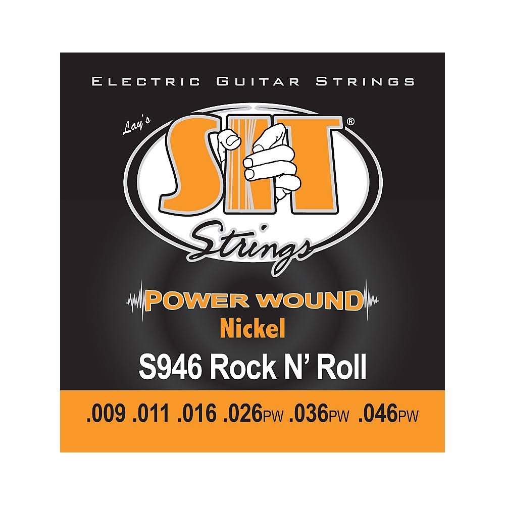 Sit Strings S946 Rock N Roll Power Wound Nickel Electric Guitar Strings