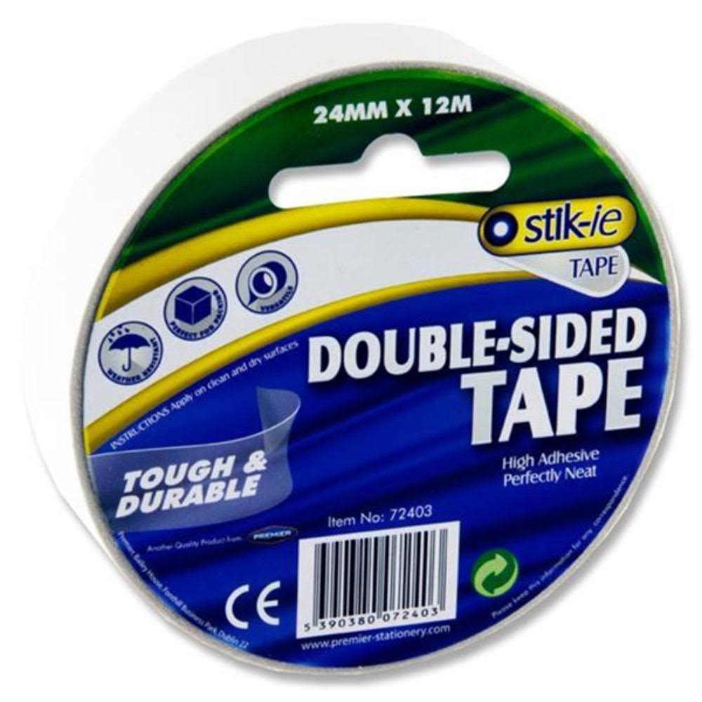 Stik-ie Tape - Double Sided Tape, 12m