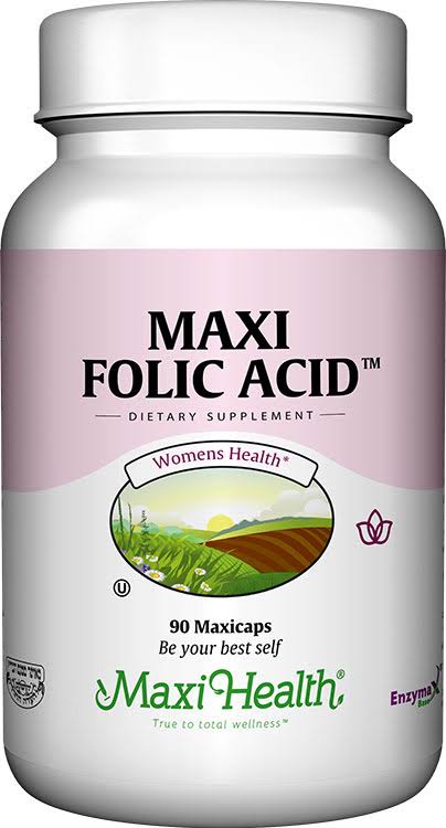 Maxi Health - Maxi Folic Acid 800 mcg - 90 MaxiCaps