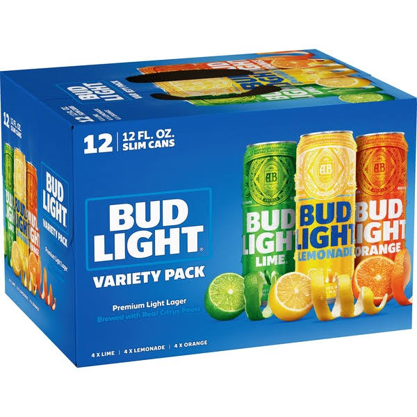 Bud Light Light Lager, Premium, Variety Pack - 12 pack, 12 fl oz cans