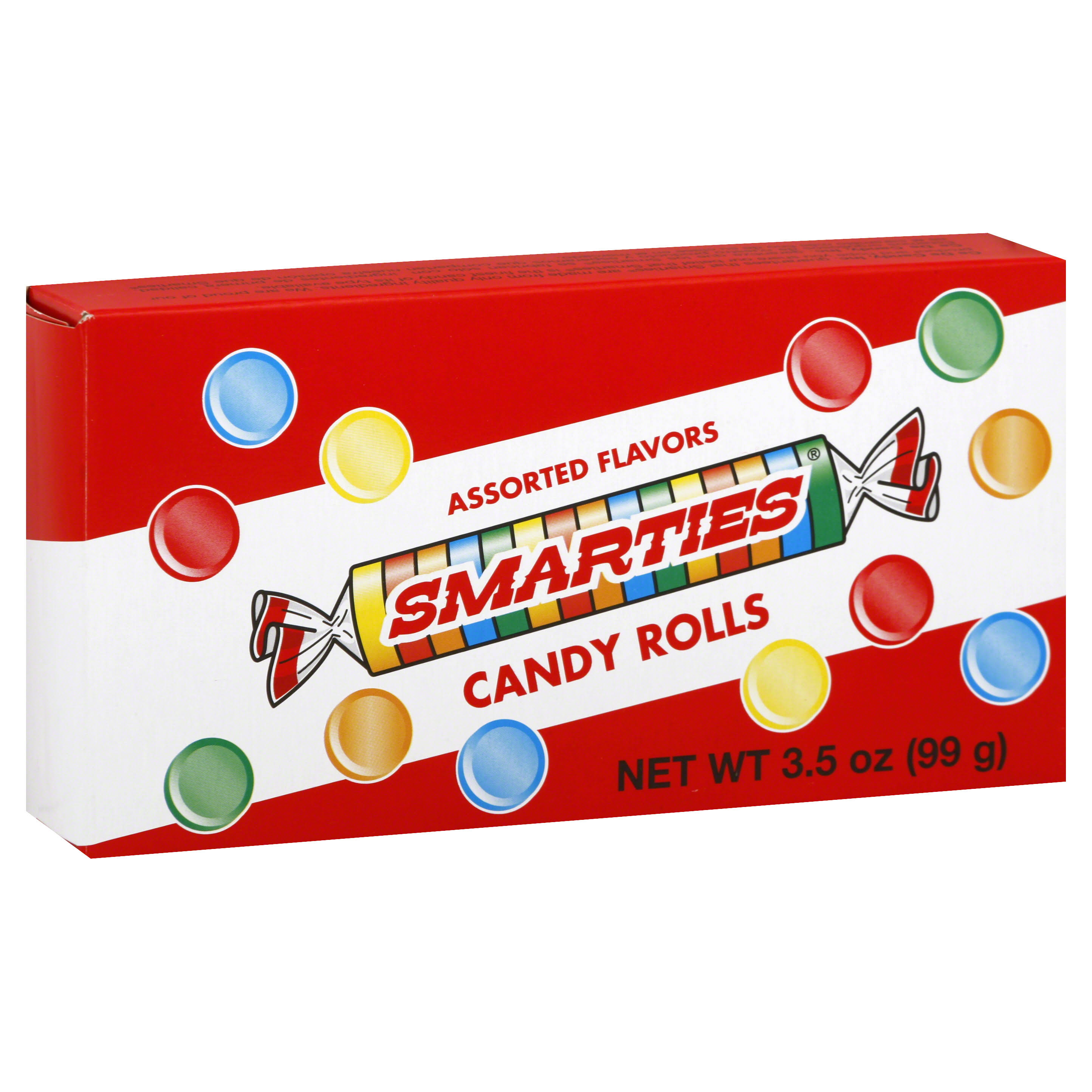 Smarties Candy Rolls, Assorted Flavors - 3.5 oz