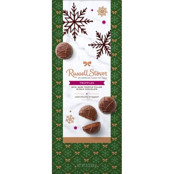 Russell Stover Rich Truffle Filling in Milk Chocolate Truffle - 8.4 oz