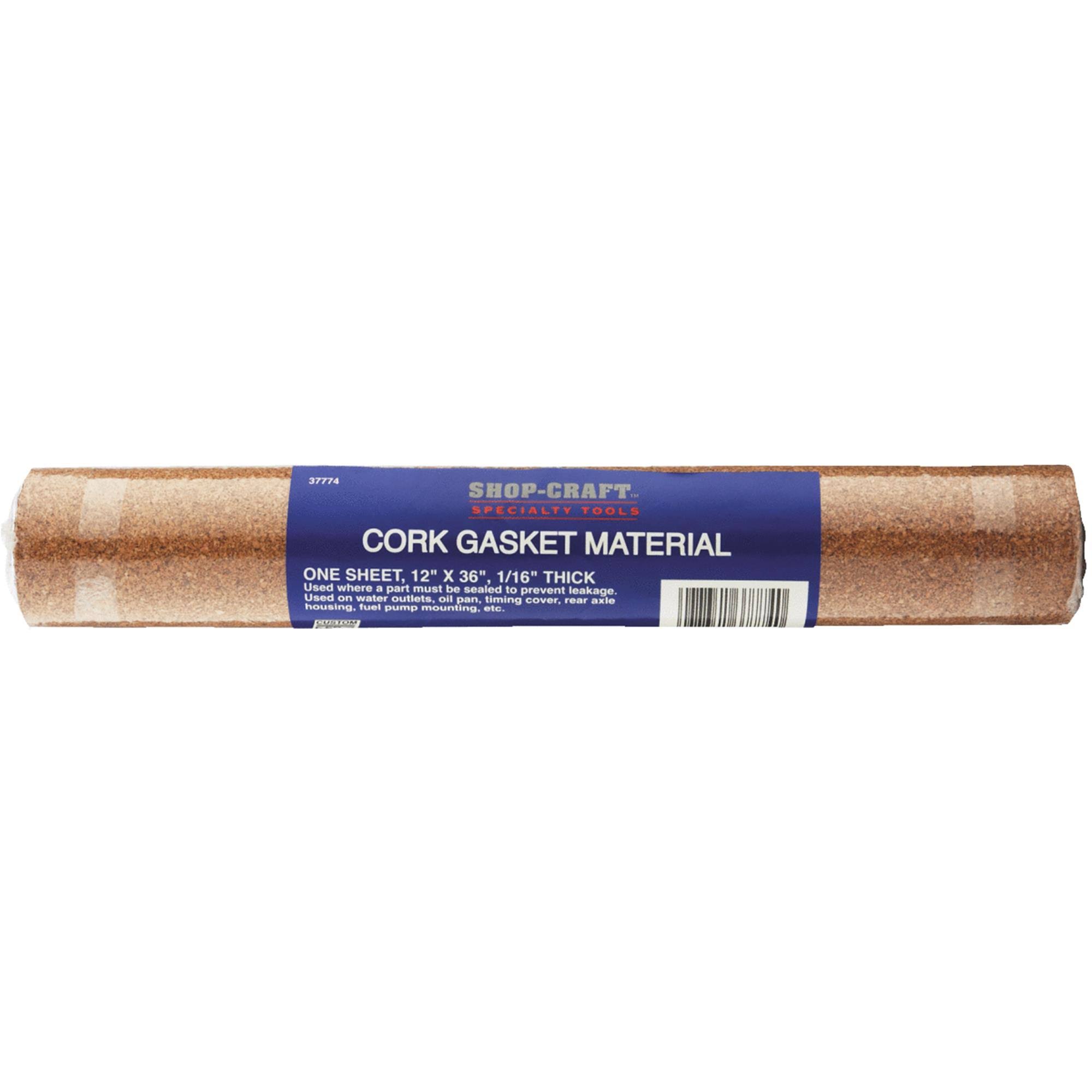 Custom Accessories 37774 Rolled Cork Gasket Material - 1/16" x 12" x 26"
