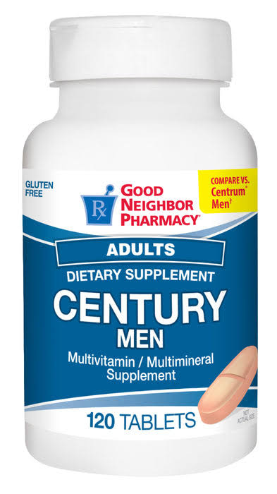 GNP Century Adult Men Multivitamin, 120 Tablets