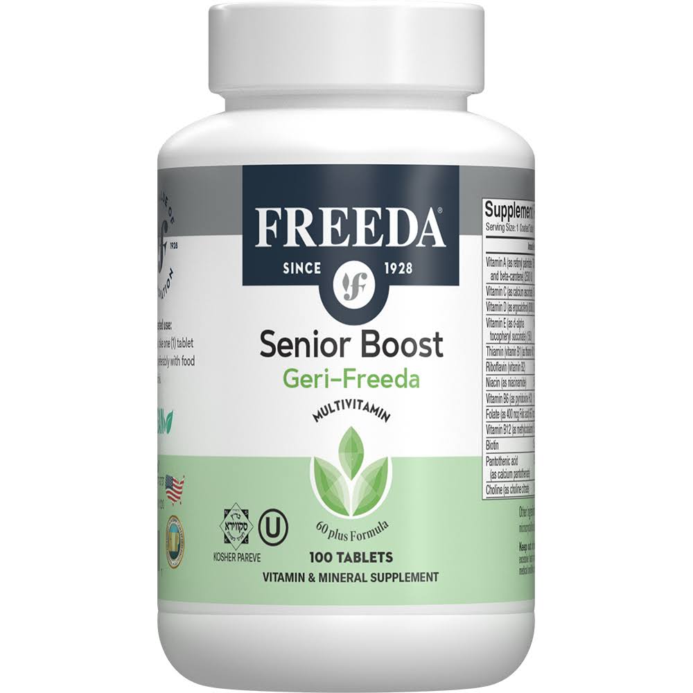 Freeda Kosher Geri-freeda Senior Formula Iron Free Supplement - 100ct
