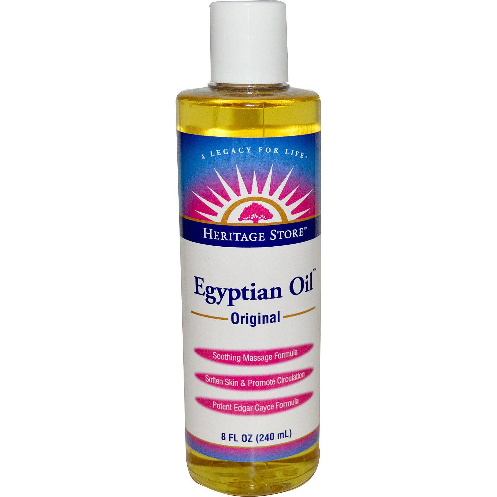 Heritage Store 11867 Egyptian Massage Oil 8 Fl. Oz.