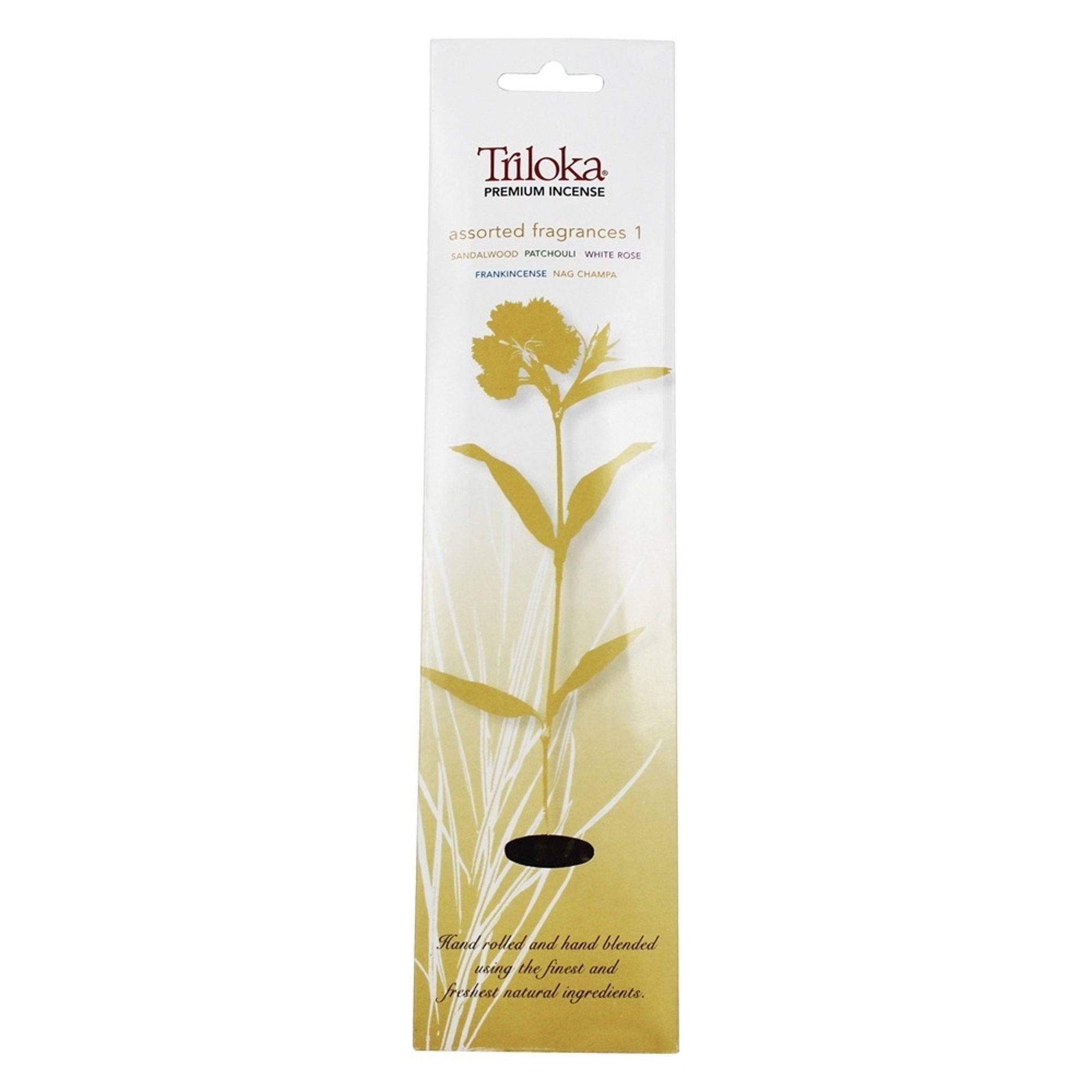 Triloka Premium Incense Assorted Fragrances 1 10 Stick(s)