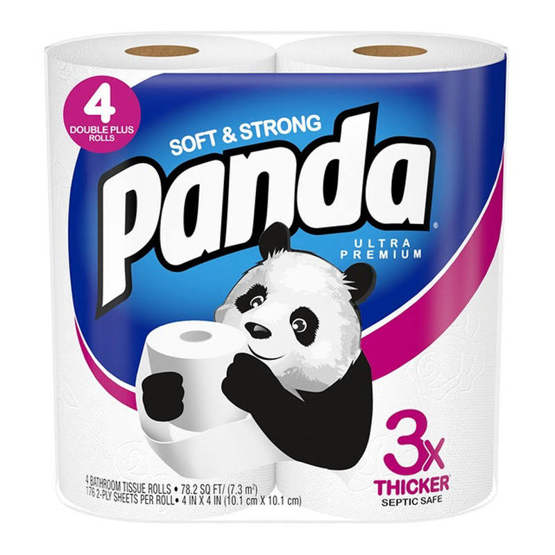 Panda Ultra Premium Bath Tissue Rolls