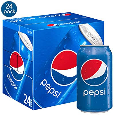 Pepsi Cola Canned Soda - 12oz, 24ct