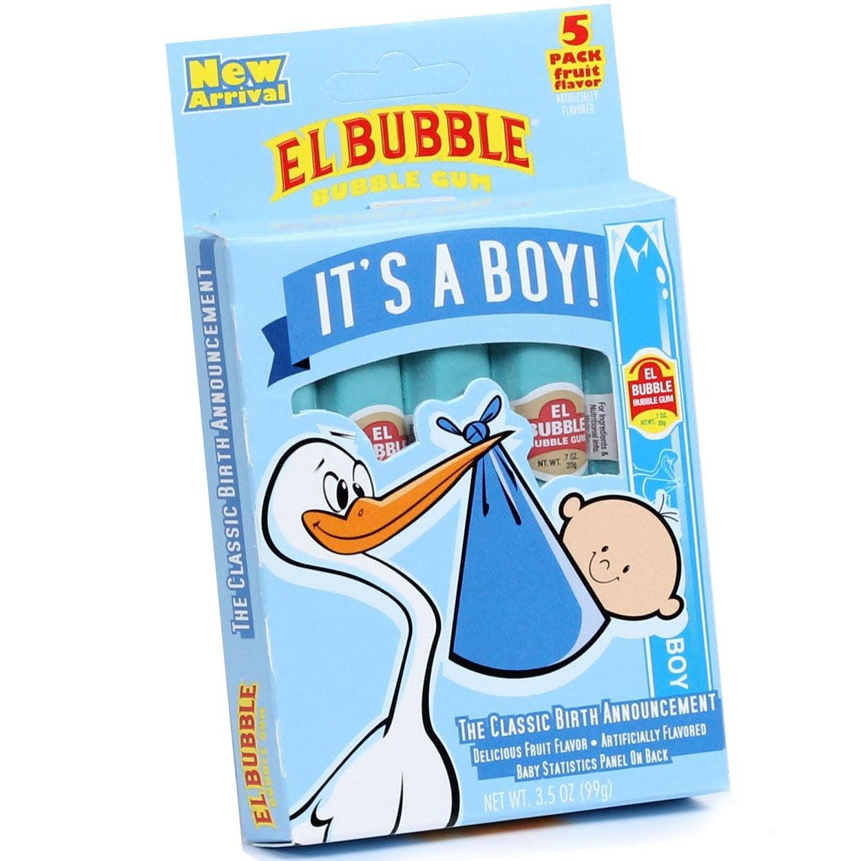 Its a BOY Classic Birth Announcement Bubble Gum Cigar
