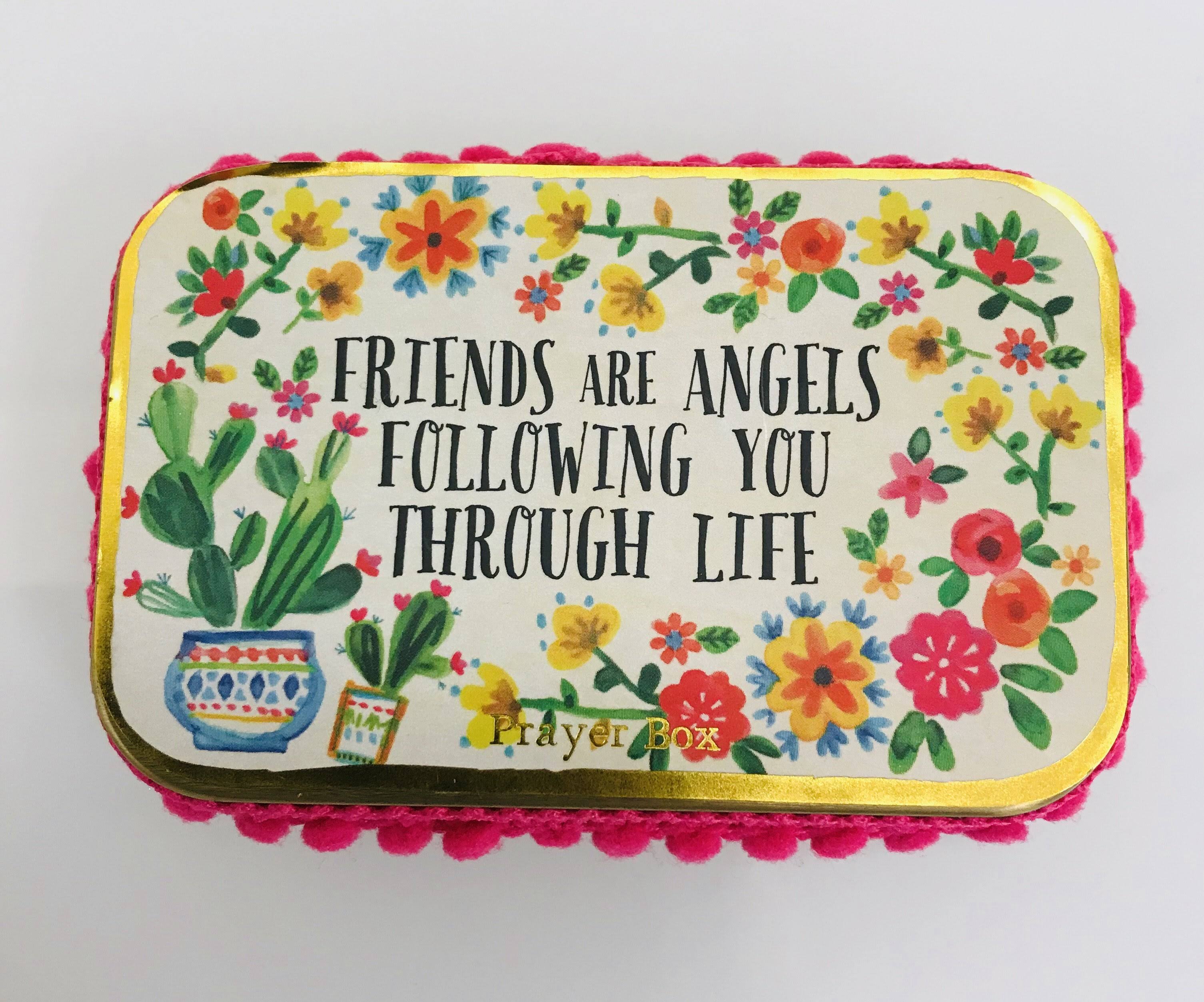 Natural Life : Friends Are Angels Prayer Box