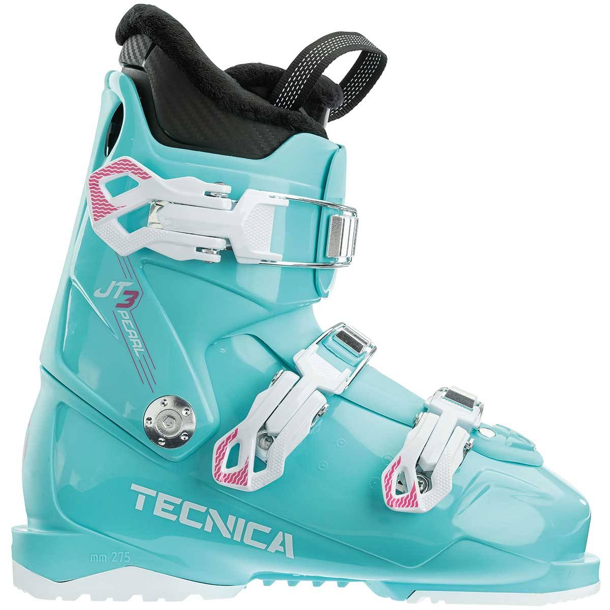 Tecnica JT 3 Pearl Girls Ski Boots - 22.5/Light Blue