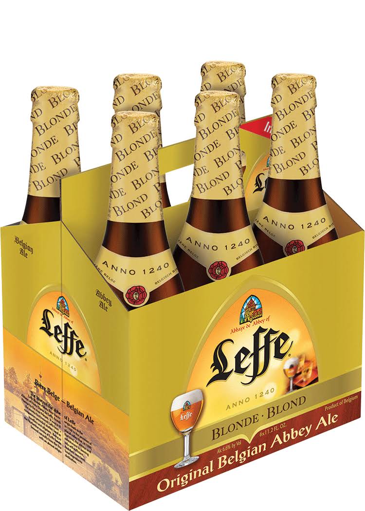 Leffe Ale, Original Belgian Abbey - 6 pack, 11.2 fl oz bottles
