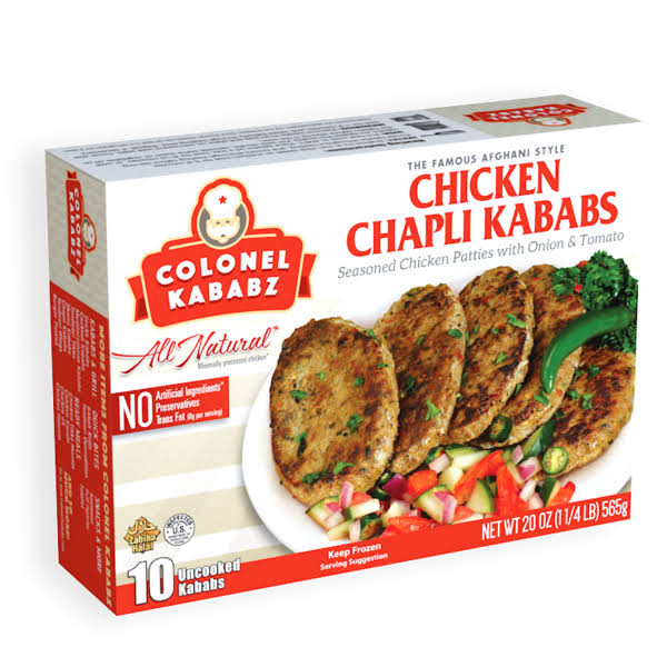 Colonel Kababz Frozen Chapli Kabab - Chicken