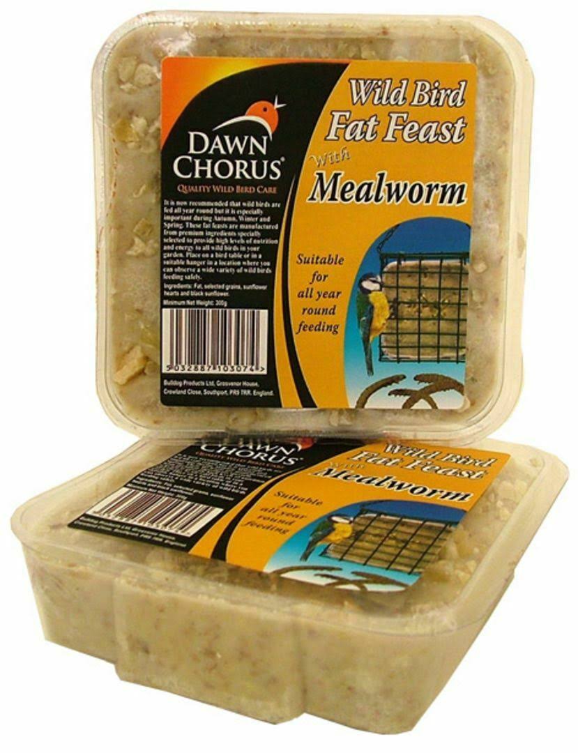 Dawn Chorus Wild Bird Fat Feast with Mealworms Bird Food - 280g