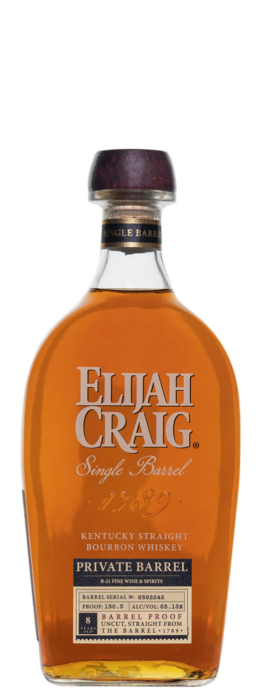 Elijah Craig Barrel Proof Select Bourbon - 750 ml