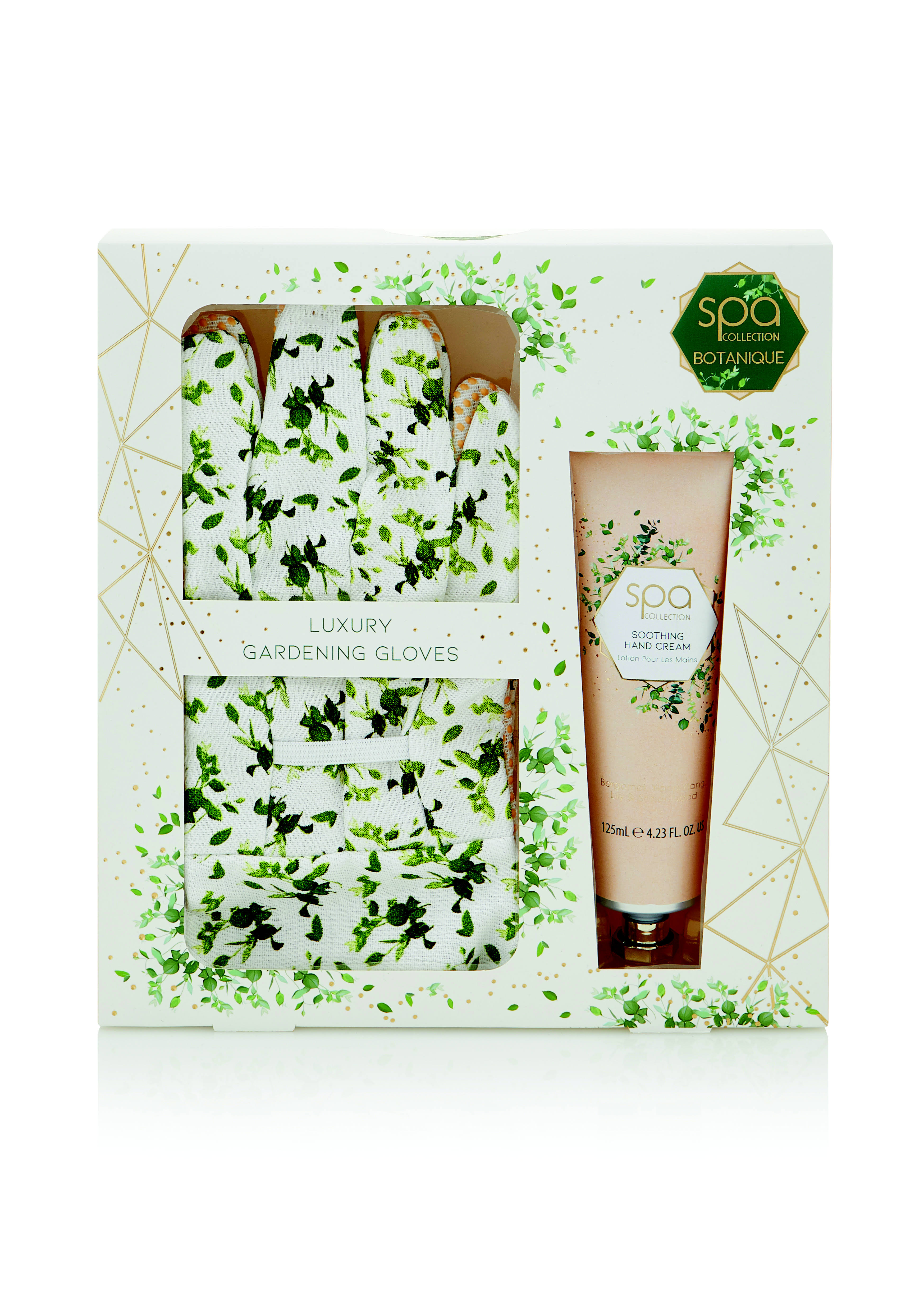 Style & Grace Spa Botanique Garden Gift Set 125ml Hand Cream + Pair of Garden Gloves