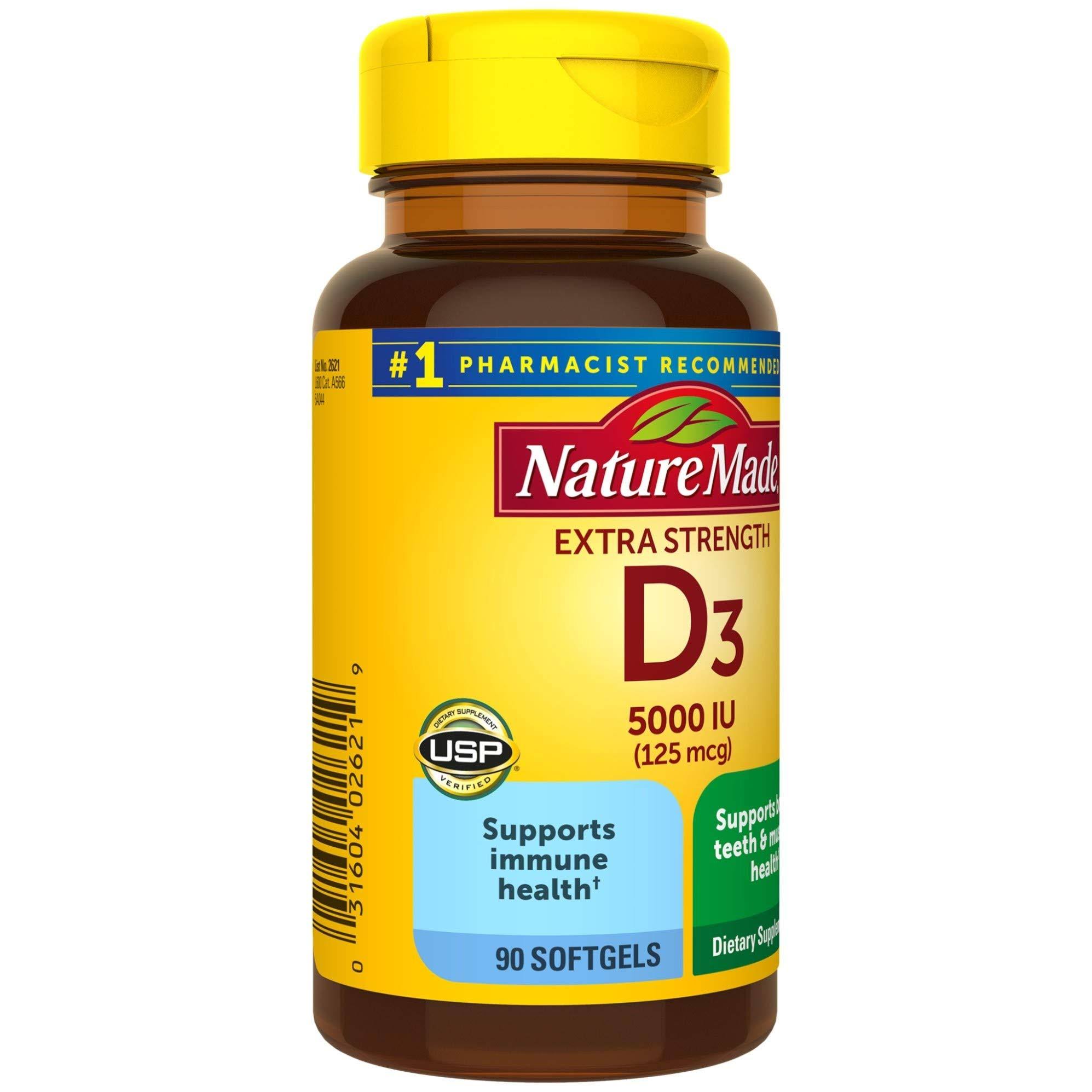 Nature Made Vitamin D3 Dietary Supplement - 90ct