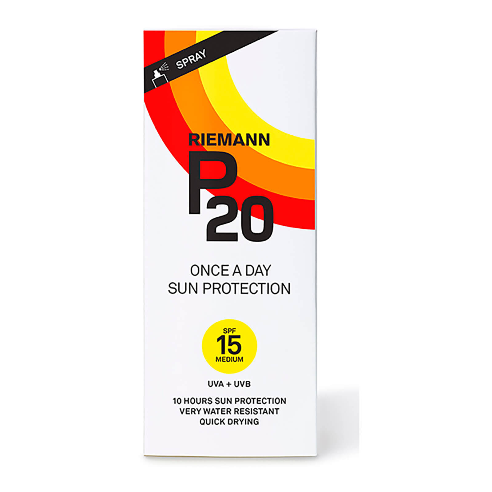 Riemann P20 SPF 15 Once A Day Sun Protection Spray - 200ml