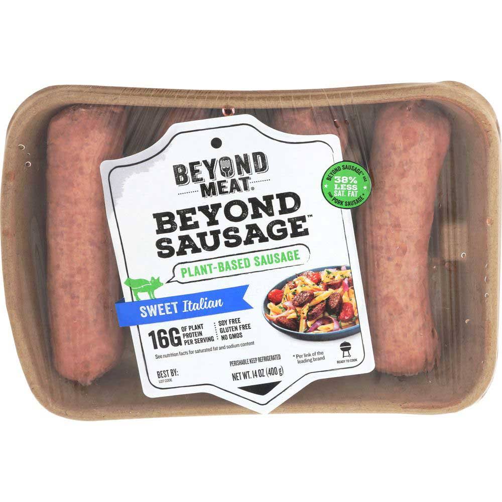 Beyond Meat Beyond Sausage Links, Plant-Based, Sweet Italian - 14 oz