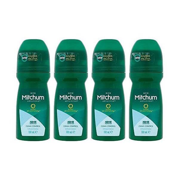 Mitchum Men 48HR Protection Clean Control Roll-On Anti-perspirant and Deodorant - 100ml