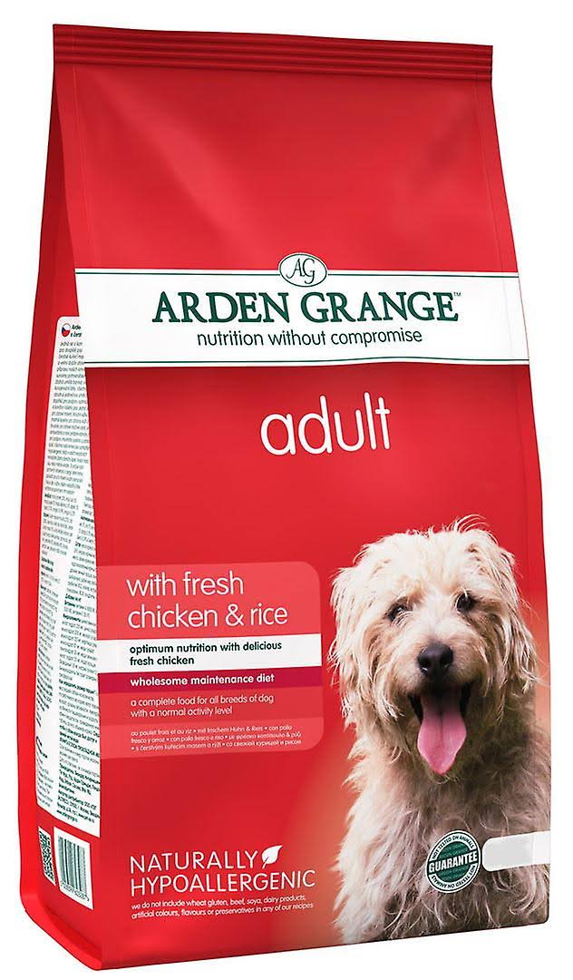 Arden Grange Dog Food - Adult, Dry, Chicken/Rice, 6kg