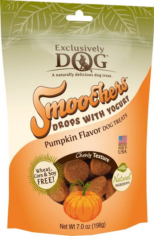 Exclusively Dog Smoochers Dog Treats - Pumpkin Flavor, 7oz