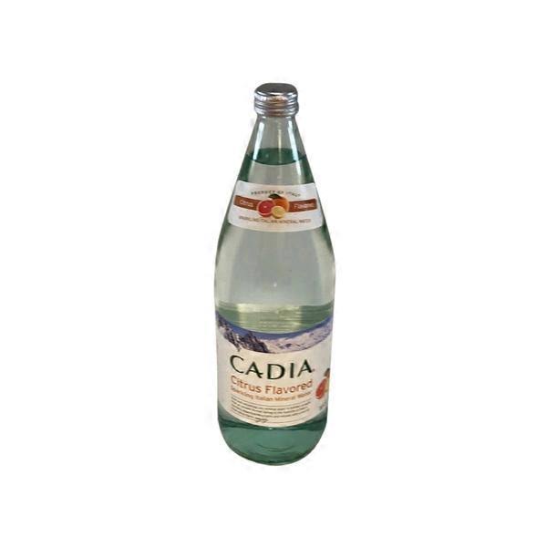 Cadia Italian Mineral Water, Citrus Flavored - 33.8 fl oz