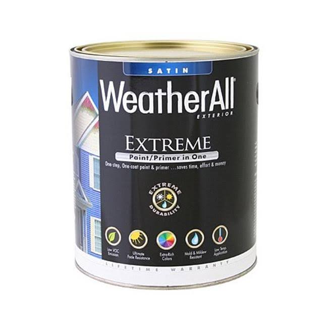 True Value Mfg Company Weather All Satin Paint - White