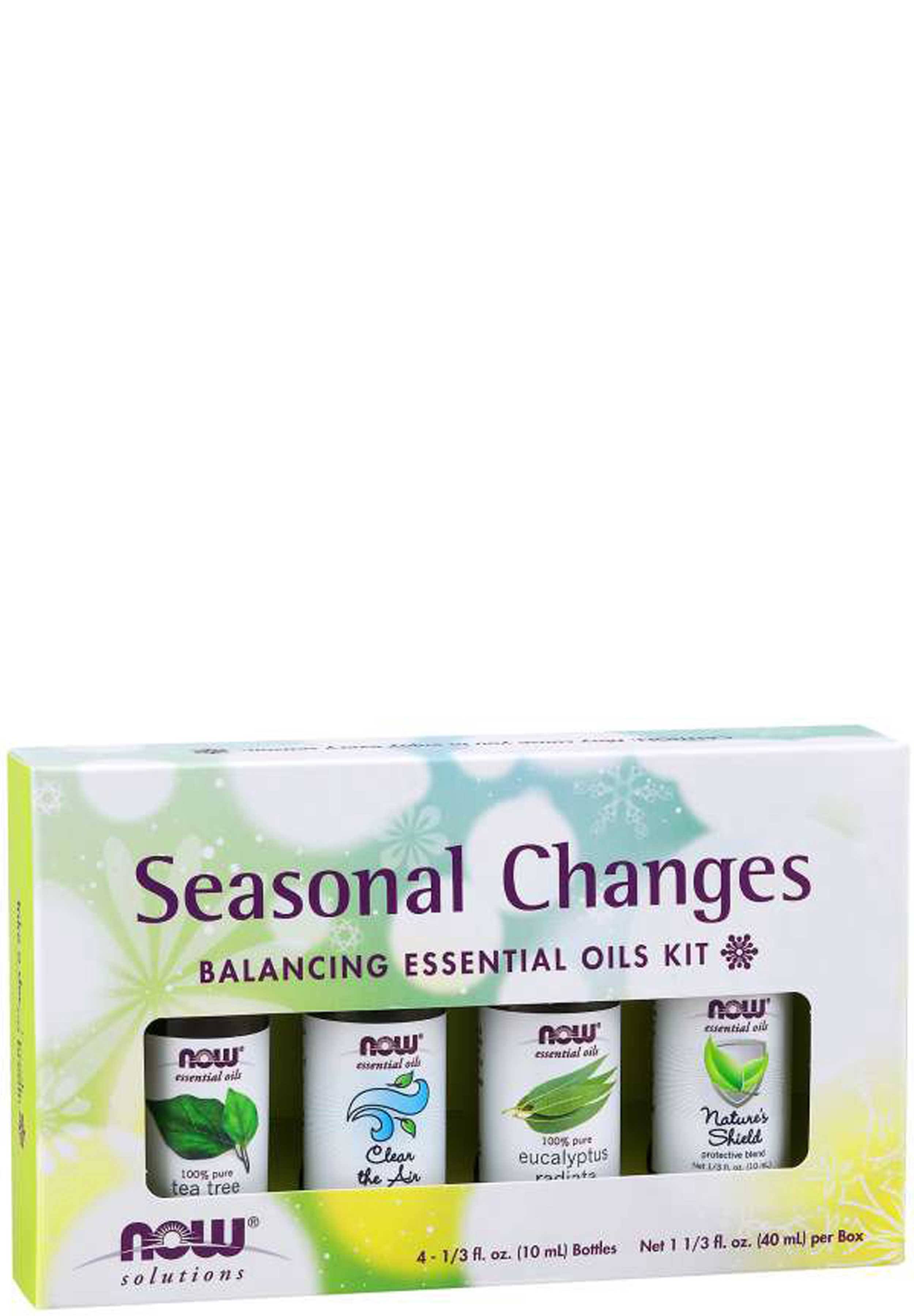 Now Foods Seasonal Changes Balancing Essential Oils Kit - 10ml, 4pk