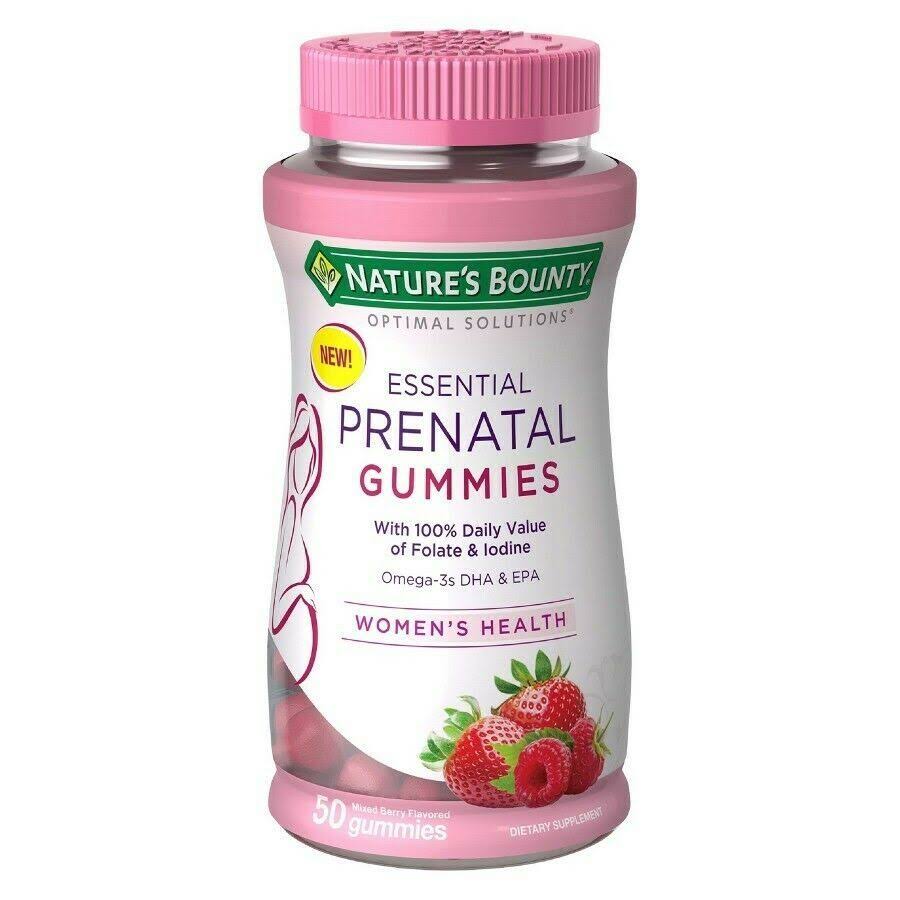 Nature's Bounty Optimal Solutions Essential Prenatal Gummies - 50ct