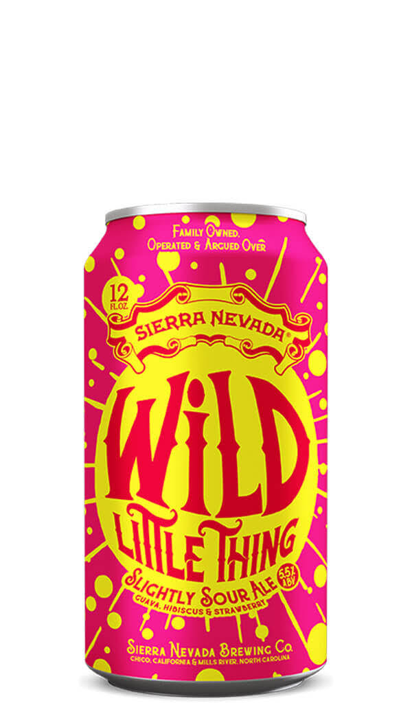 Sierra Nevada Beer, Slightly Sour Ale, Guava, Hibiscus & Strawberry, Wild Little Thing - 12 fl oz
