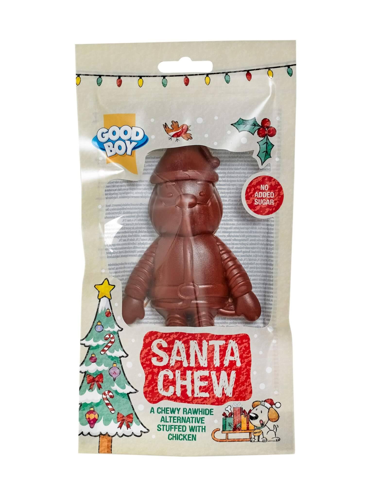 Good Boy Santa Chew Treat Stuffed with Chicken