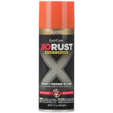 True VALUE MFG COMPANY Anti-Rust Enamel Spray Paint & Primer Safety Orange Gloss 12-oz. XOP27-AER