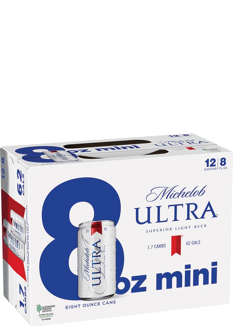 Michelob Ultra Superior Light Beer - 12x8 Oz