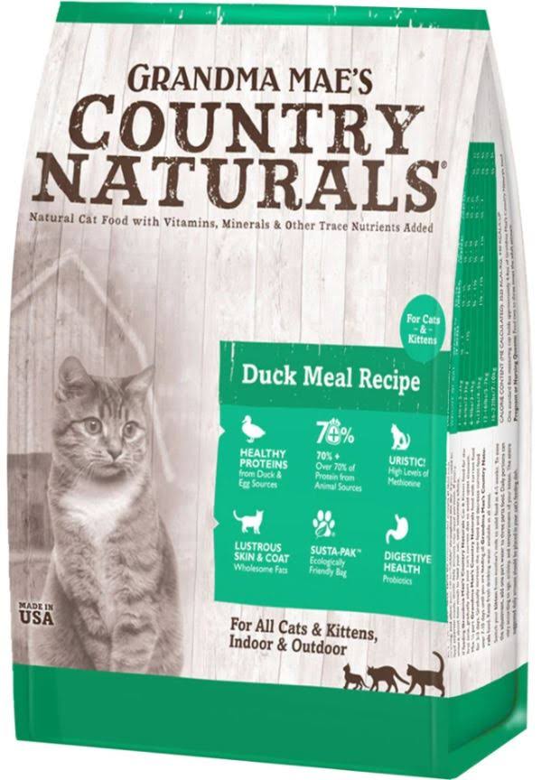 Grandma Mae's Duck Meal Recipe Dry Cat Food, 12-lb