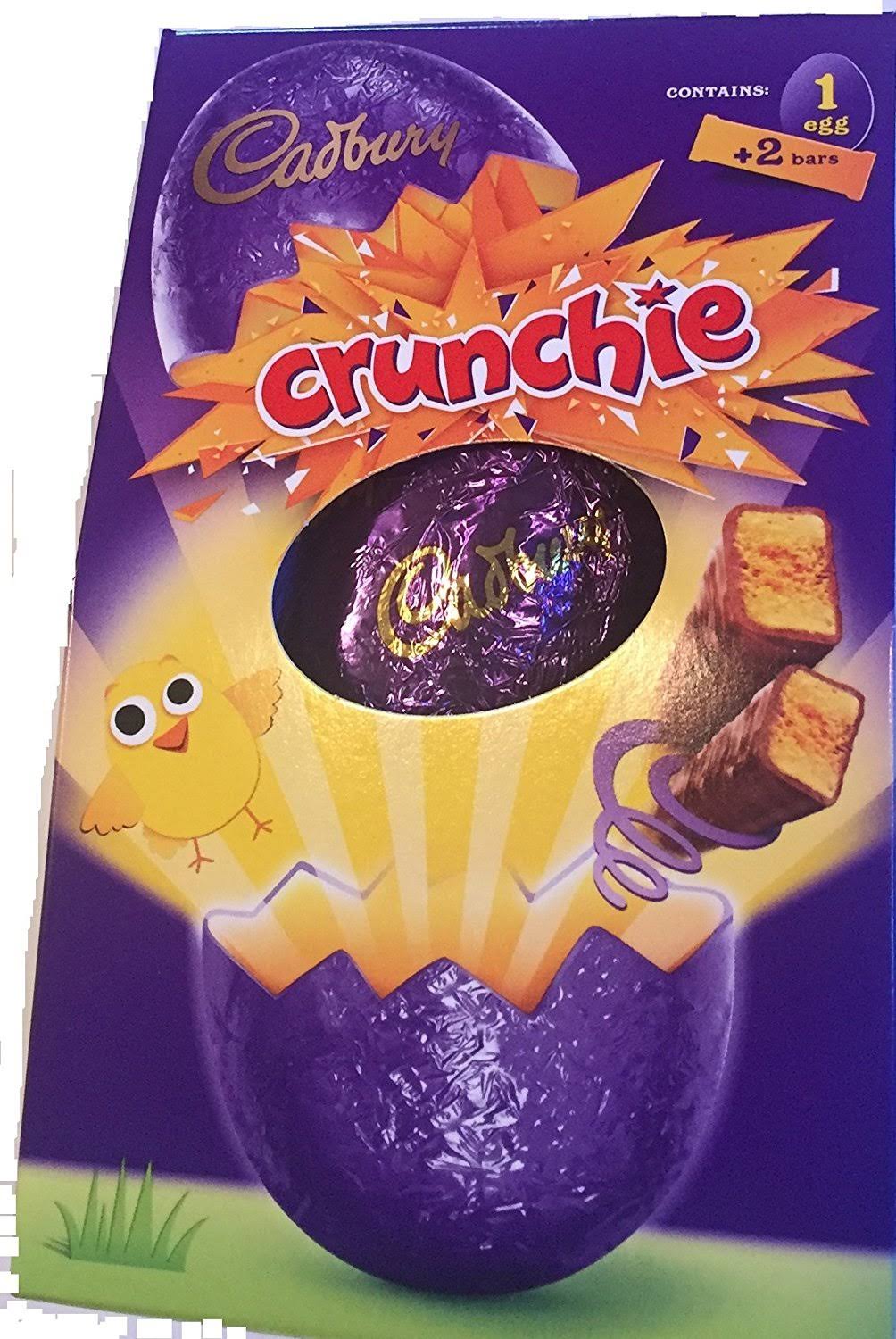 Cadbury Crunchie Chocolate Medium Easter Egg - Box Slightly Damaged