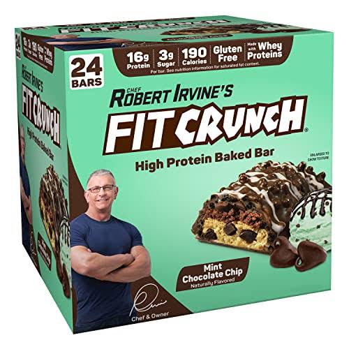 Fit Crunch Protein Bar, Mint Chocolate Chip - 46 g