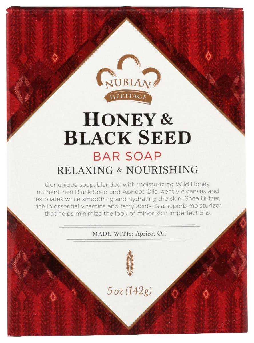 Nubian Heritage Honey & Black Seed Soap