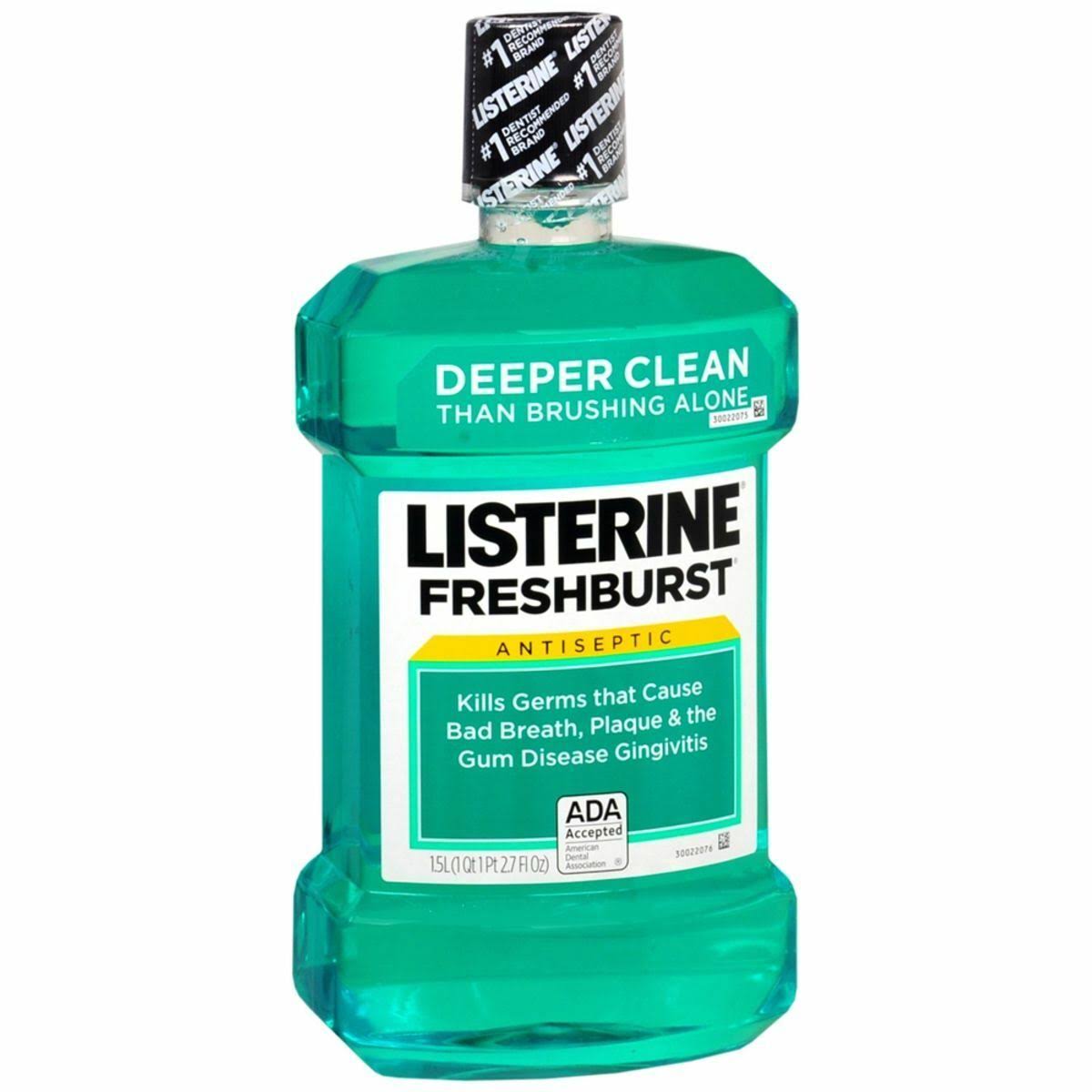 Listerine Fresh Burst Antiseptic Mouthwash - 1.5l