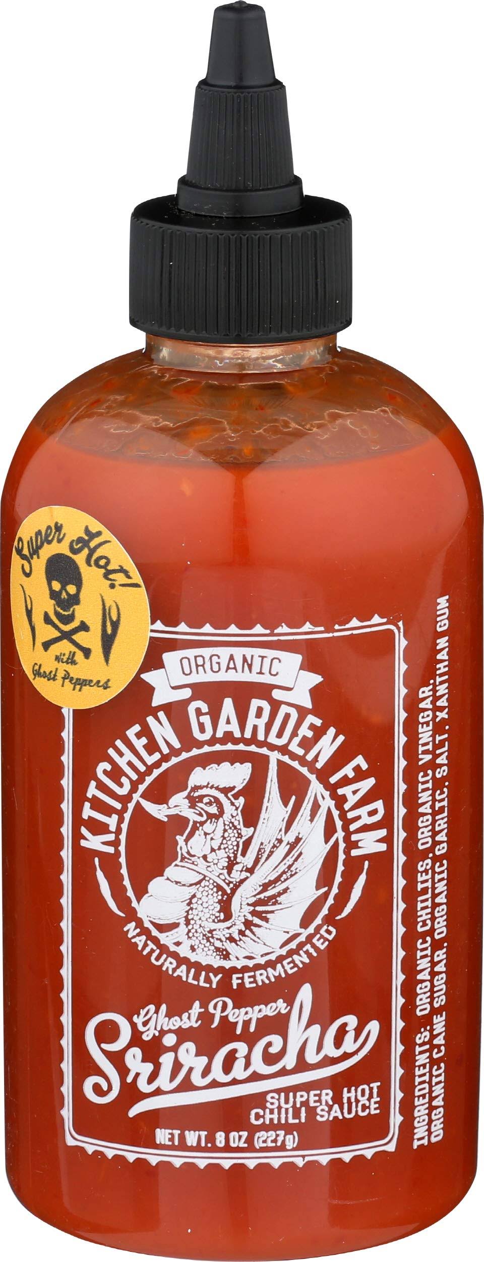 Kitchen Garden, Sauce Sriracha Pepper Ghost Organic, 8 Ounce