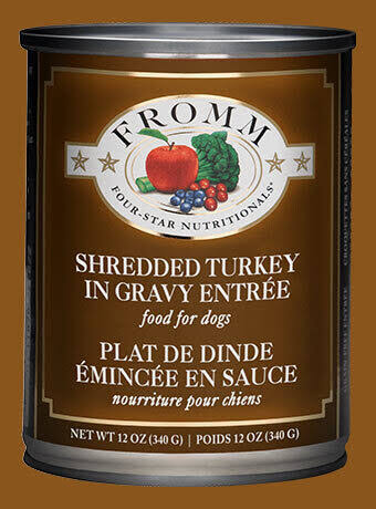 Fromm Four Star Nutritionals Shredded Turkey in Gravy Entrée 12 oz