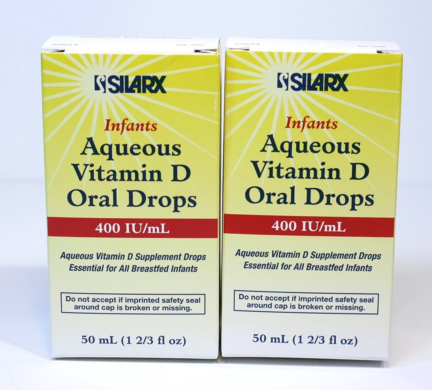 Infants Aqueous Vitamin d Oral Drops 50 ml 400 iu Men's Silarx