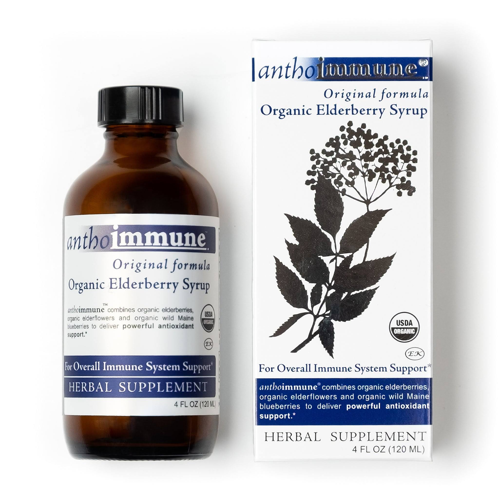 Maine Medicinals Inc Anthoimmune Organic Elderberry Syrup - 8oz