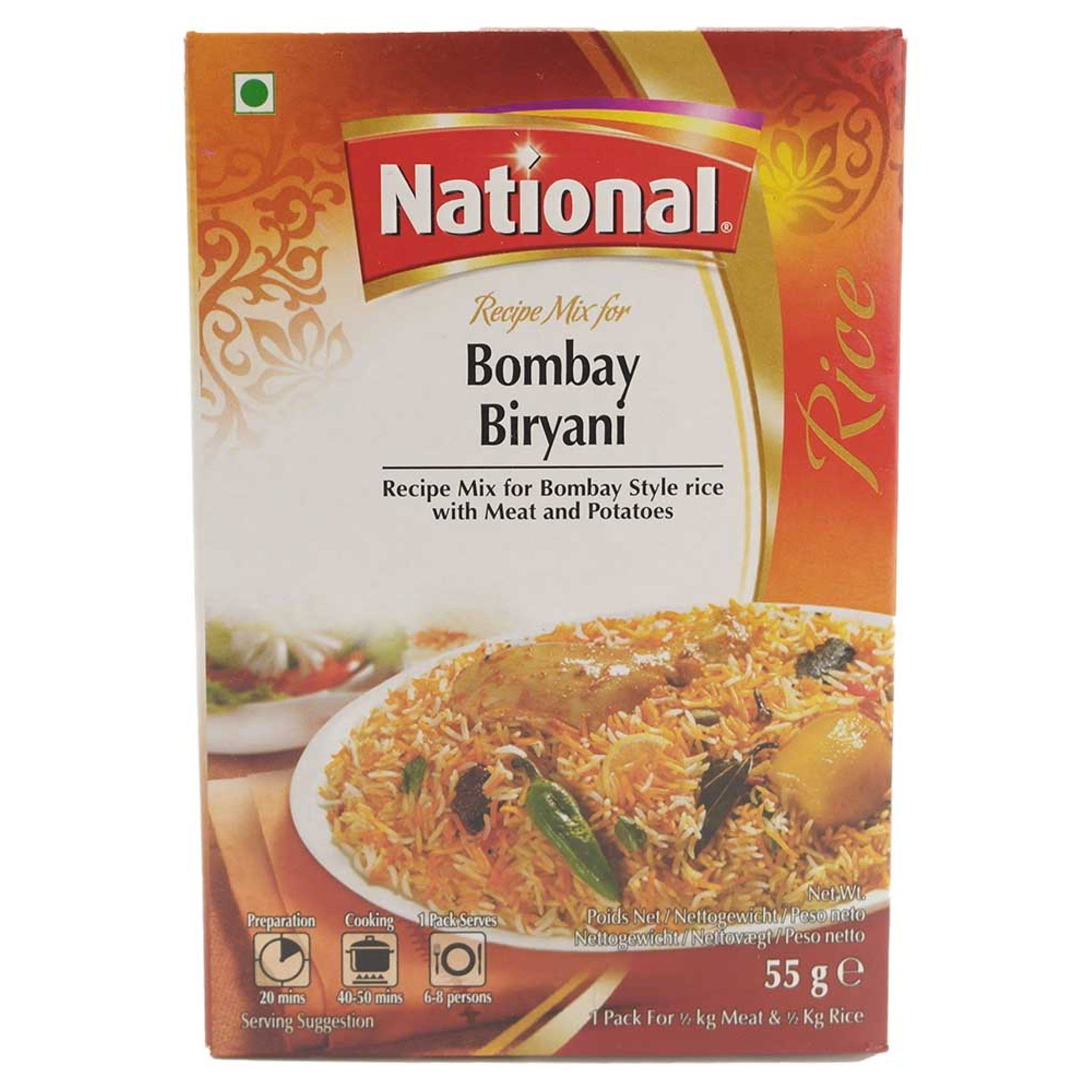 National Bombay Biryani Masala Mix 55g